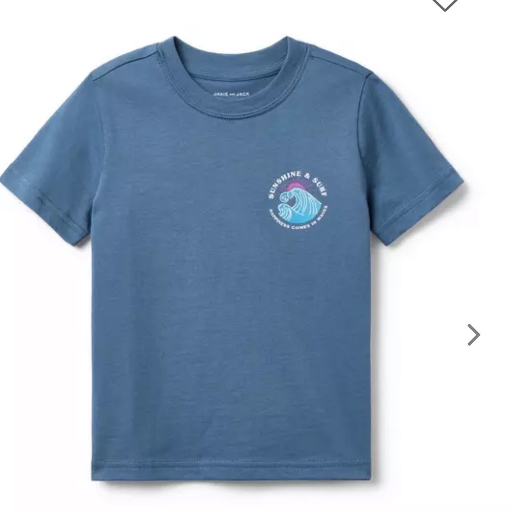 NWT - Janie and Jack Sunshine And Surf Short Sleeve Summer Tee